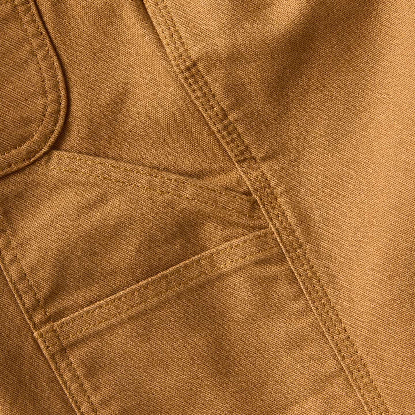 Мужские брюки Carhartt Loose Straight Rugged Flex™ Duck Dungaree, цвет: Коричневый — фото 6