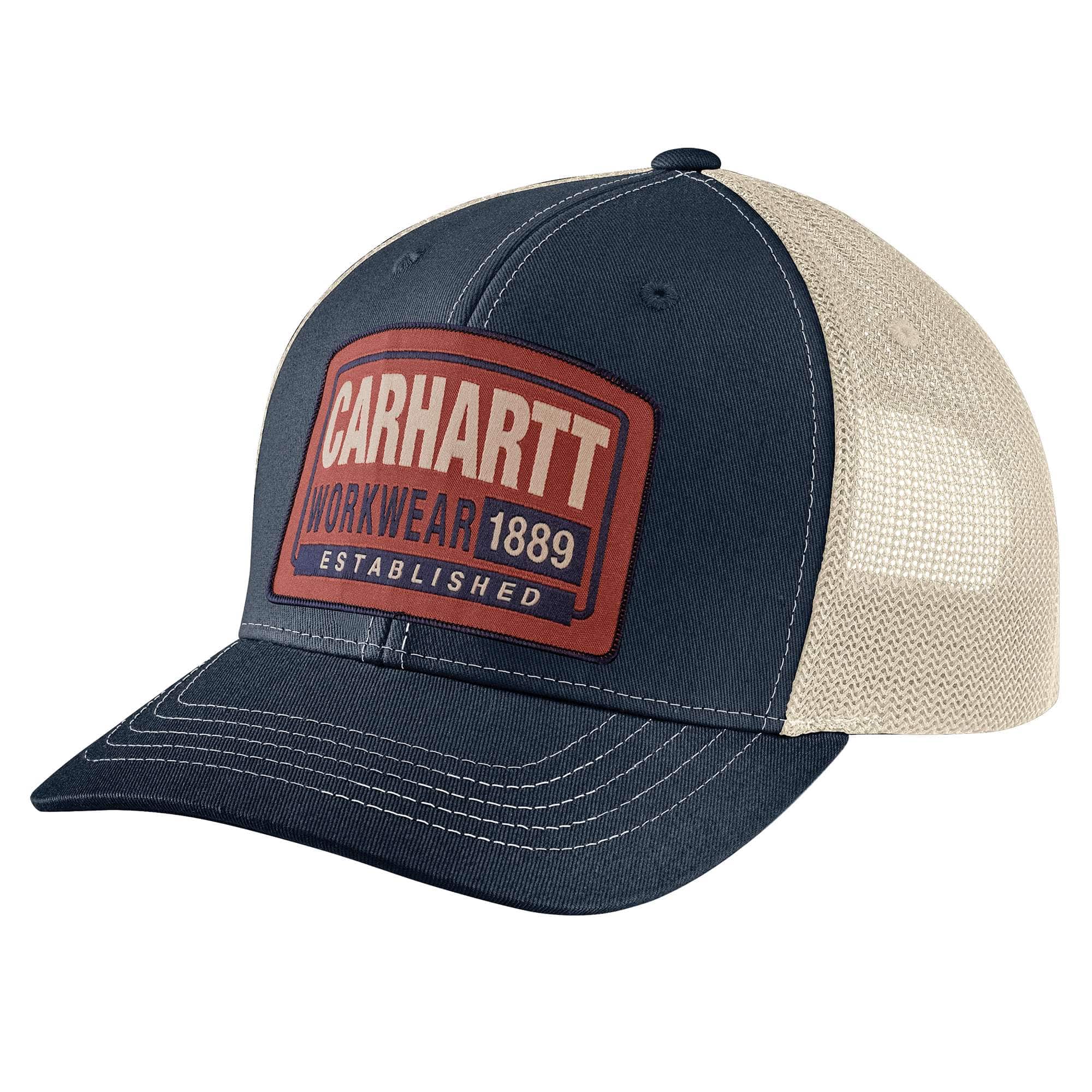 Additional thumbnail 1 of Canvas Mesh-Back Workwear Patch Cap