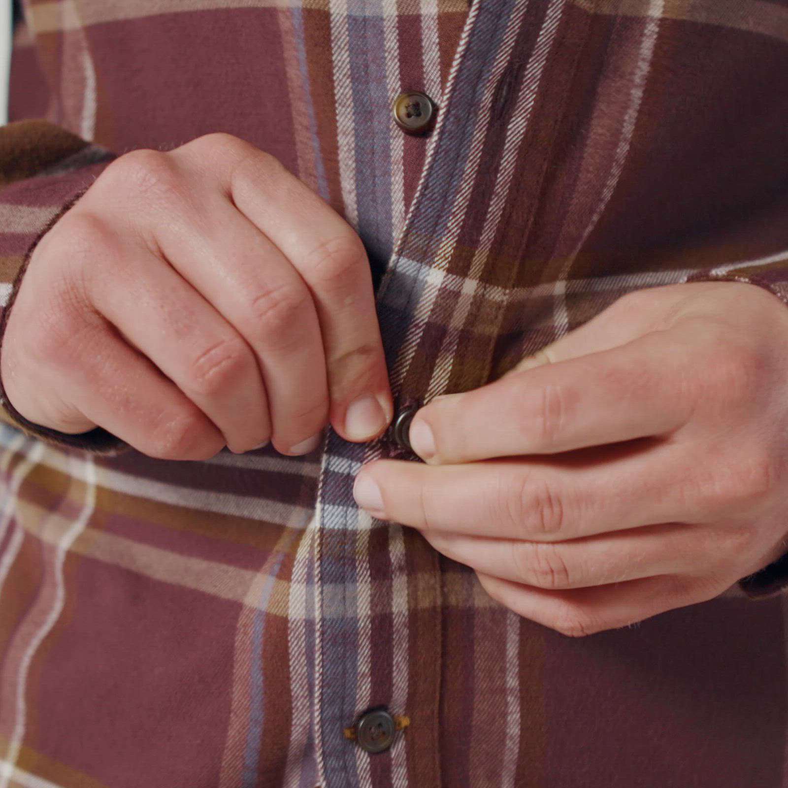 Additional thumbnail 2 of Rugged Flex™ Relaxed Fit Midweight Flannel Long-Sleeve Plaid Shirt