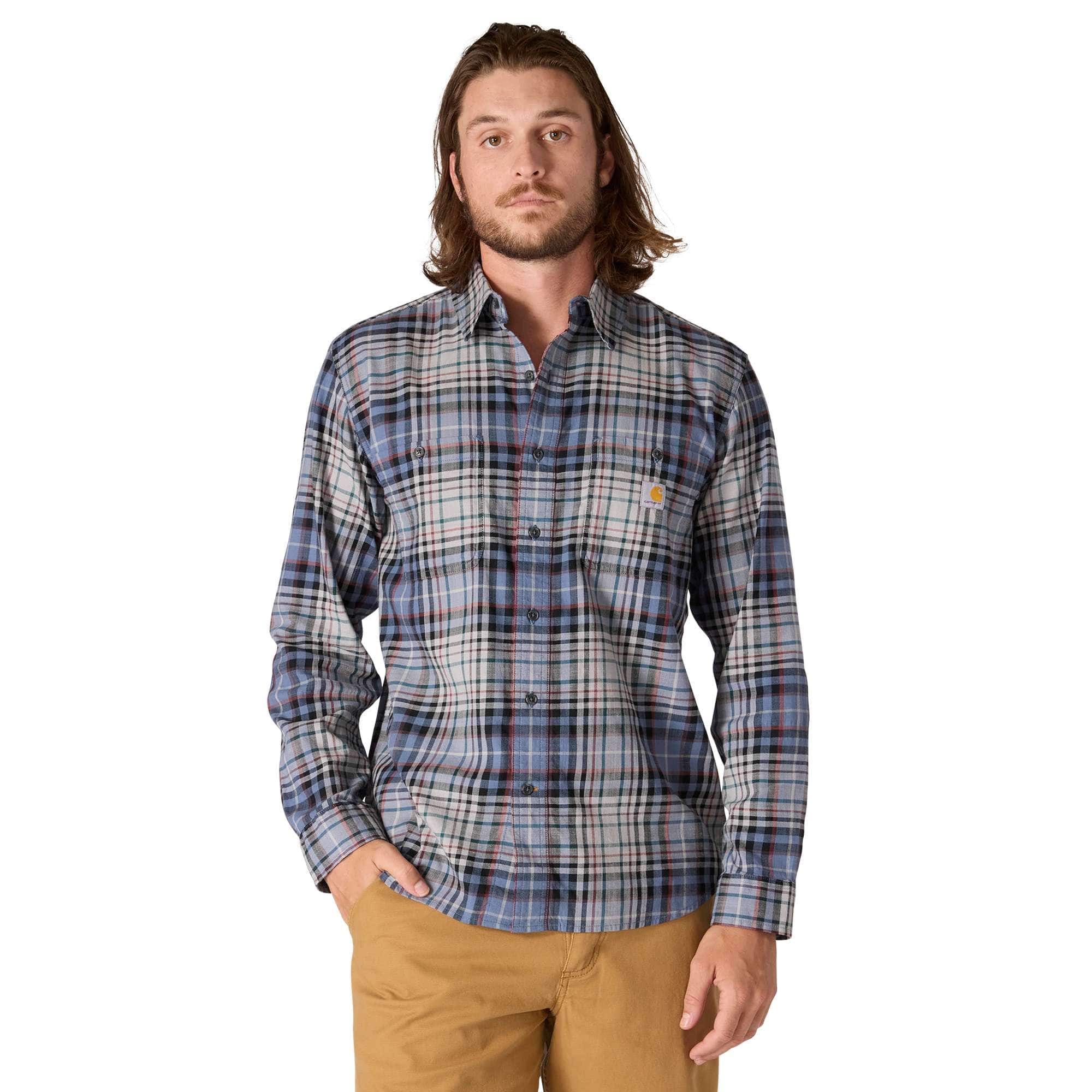 Additional thumbnail 1 of Rugged Flex™ Relaxed Fit Lightweight Long-Sleeve Plaid Shirt