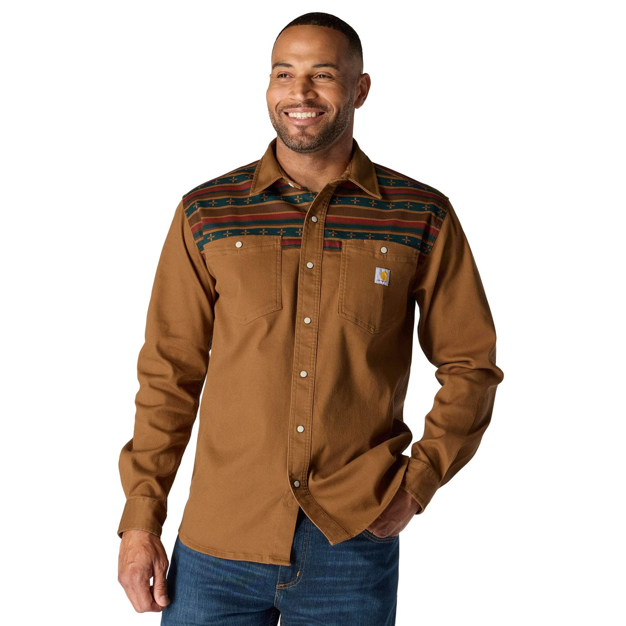 Additional thumbnail 1 of Montana Rugged Flex™ Relaxed Fit Corduroy Long-Sleeve Shirt
