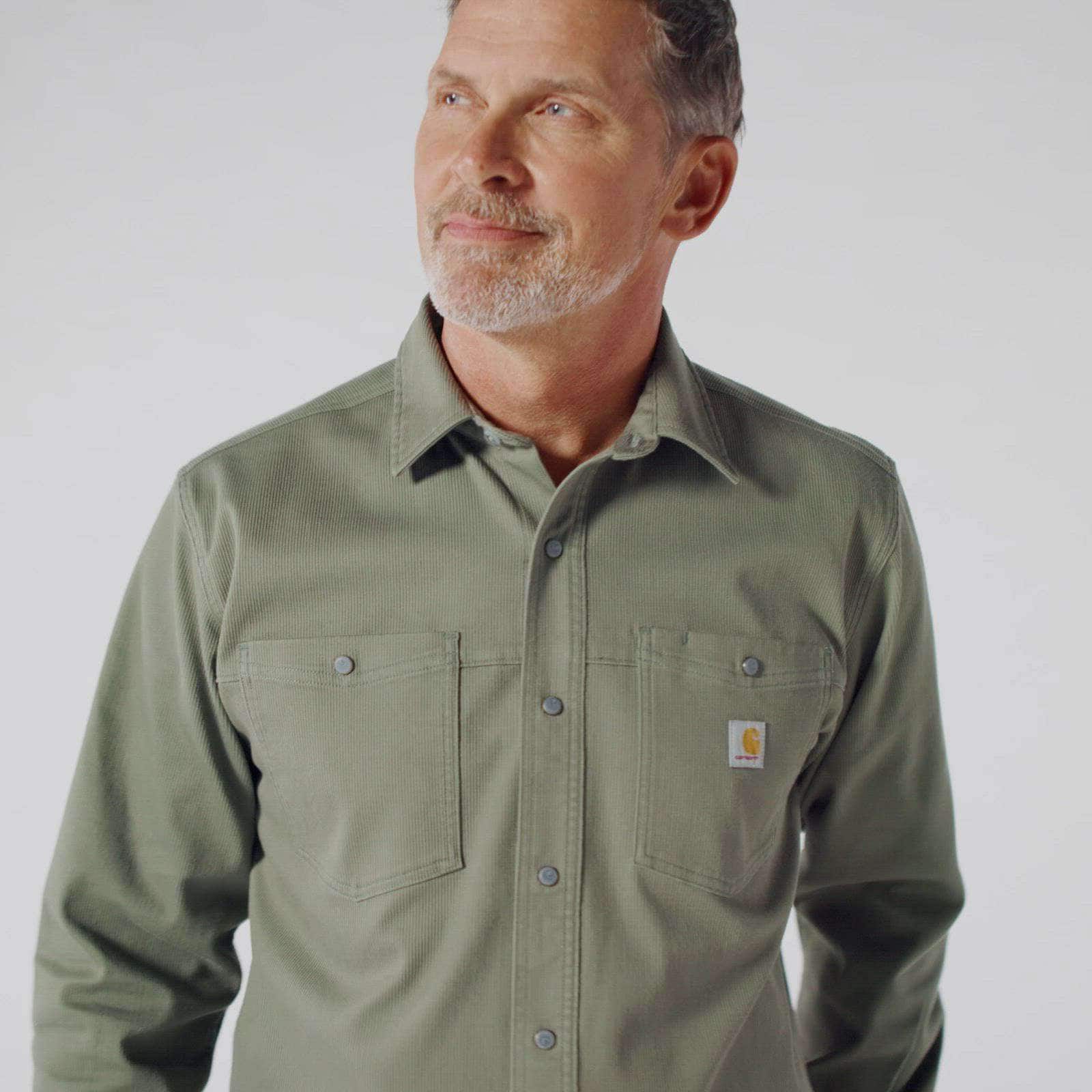 Additional thumbnail 2 of Montana Rugged Flex™ Relaxed Fit Corduroy Long-Sleeve Shirt