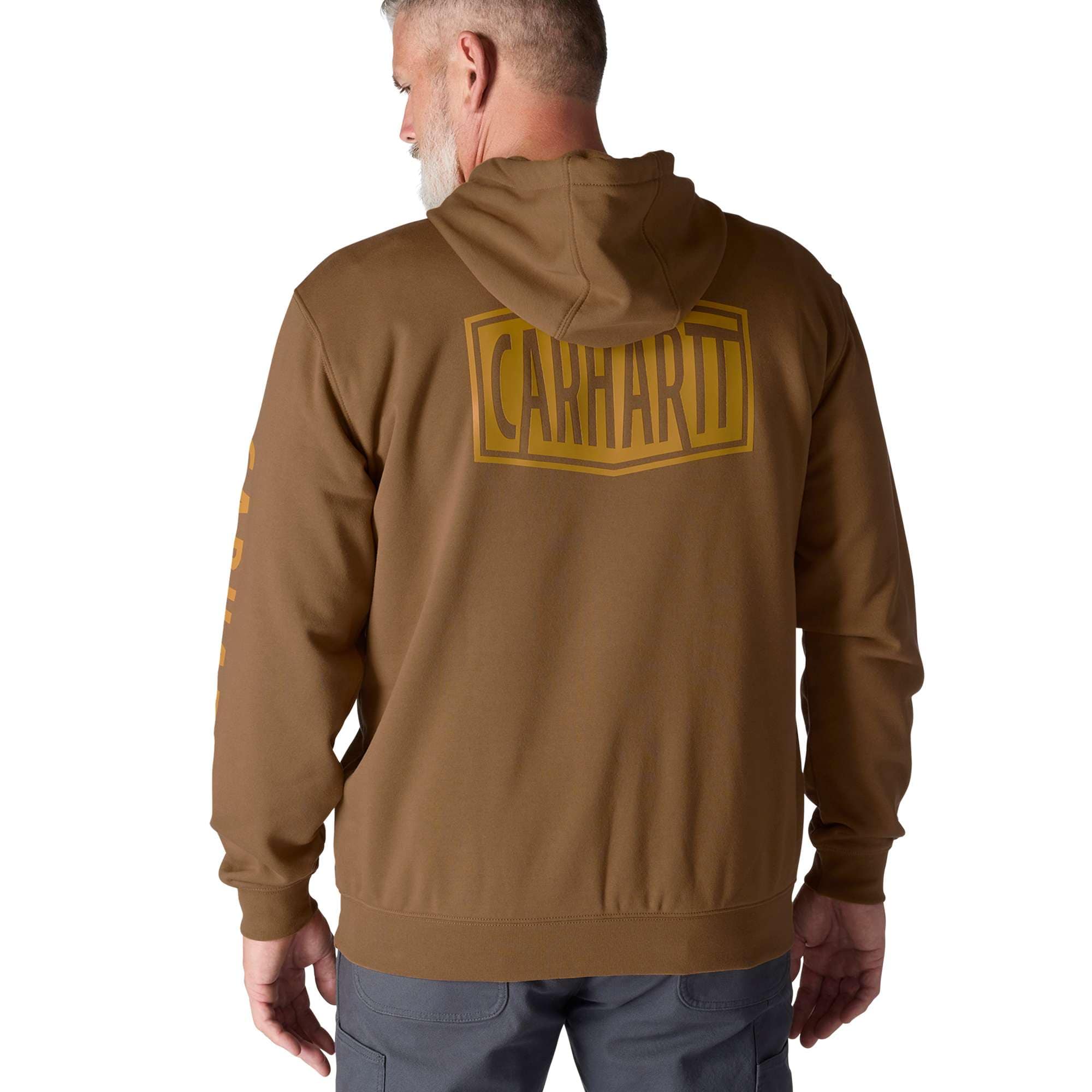 Additional thumbnail 1 of Rain Defender® Loose Fit Midweight Logo Graphic Sweatshirt