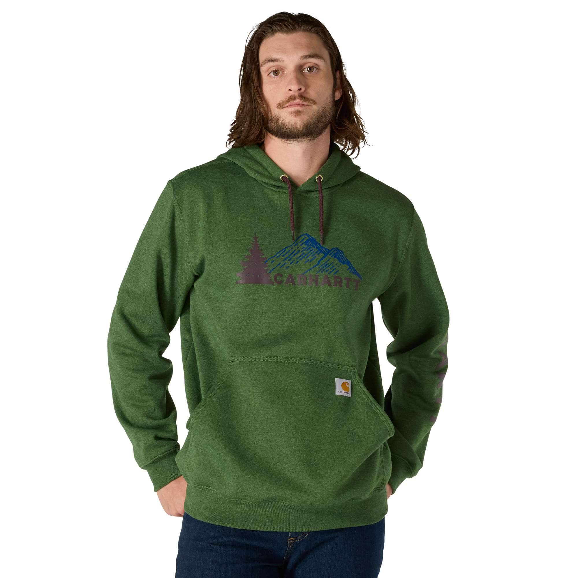 Additional thumbnail 1 of Loose Fit Midweight Mountain Graphic Sweatshirt