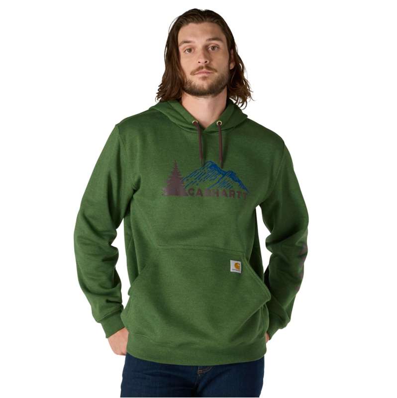 Carhartt  Early Fog Loose Fit Midweight Mountain Graphic Sweatshirt
