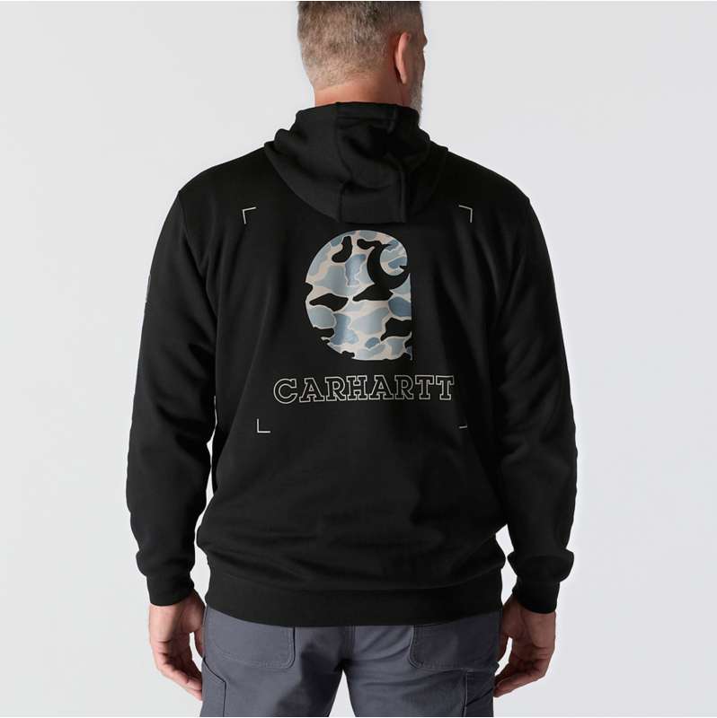 Carhartt  Black Loose Fit Midweight Camo Graphic Sweatshirt