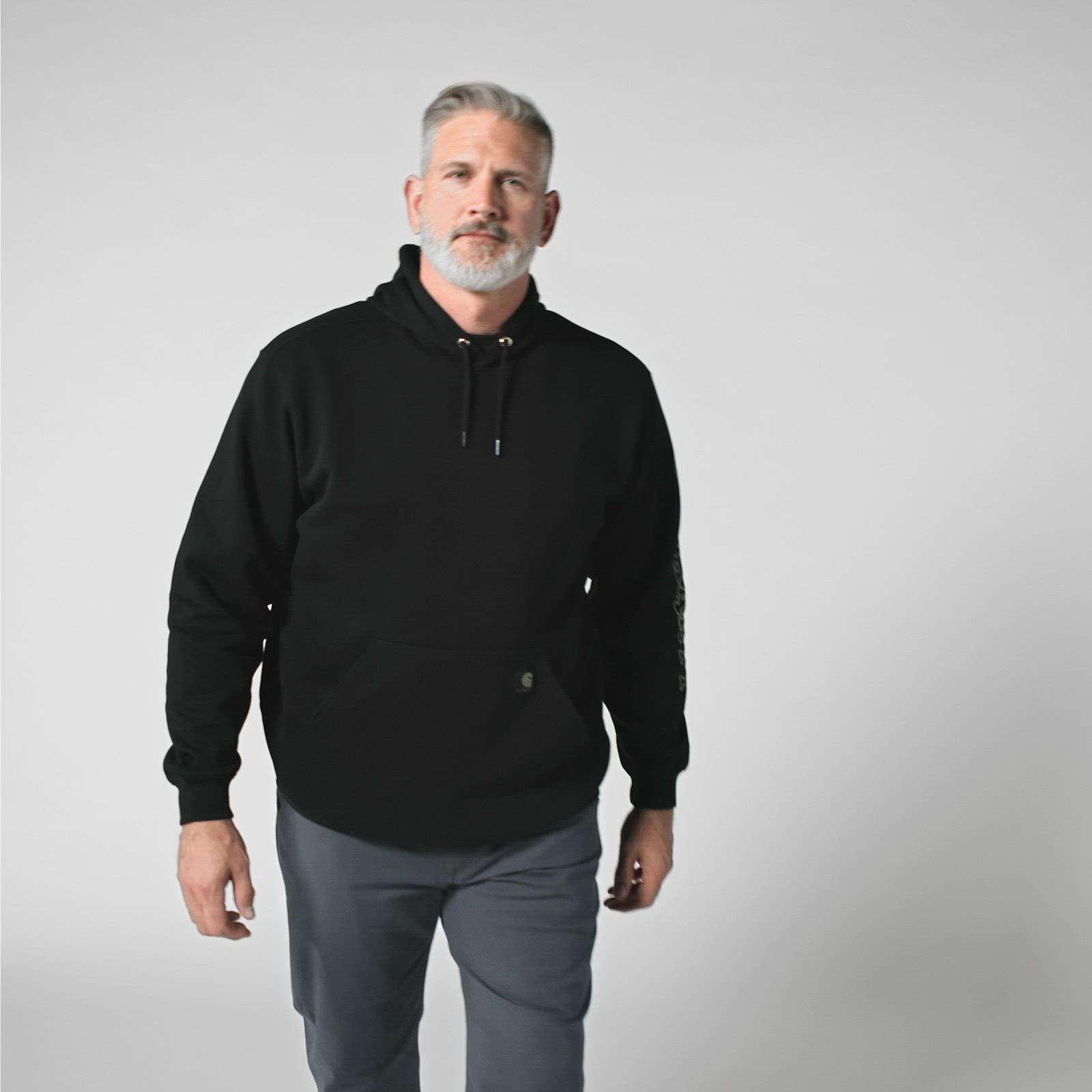 Additional thumbnail 2 of Loose Fit Midweight Camo Graphic Sweatshirt