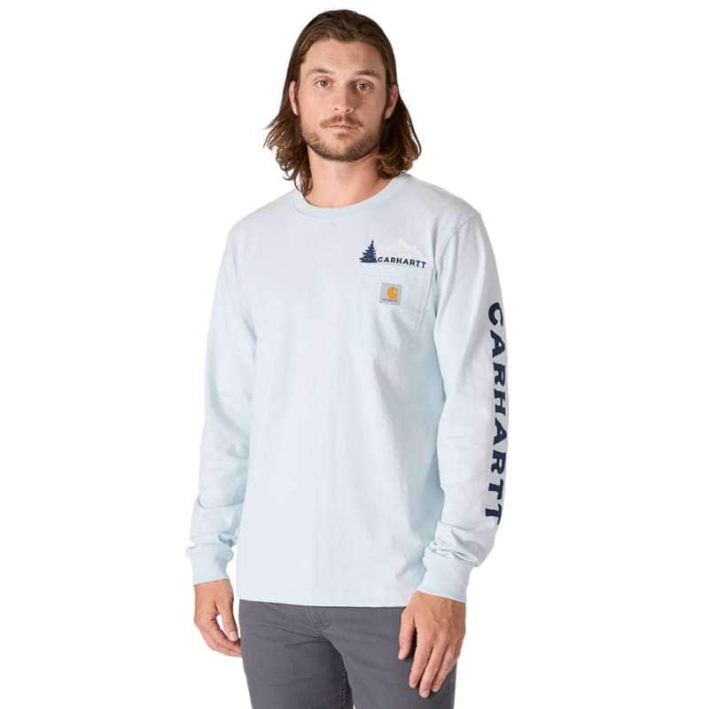 Carhartt Force® Relaxed Fit Midweight Long-Sleeve Quarter-Zip Mock-Neck T-Shirt