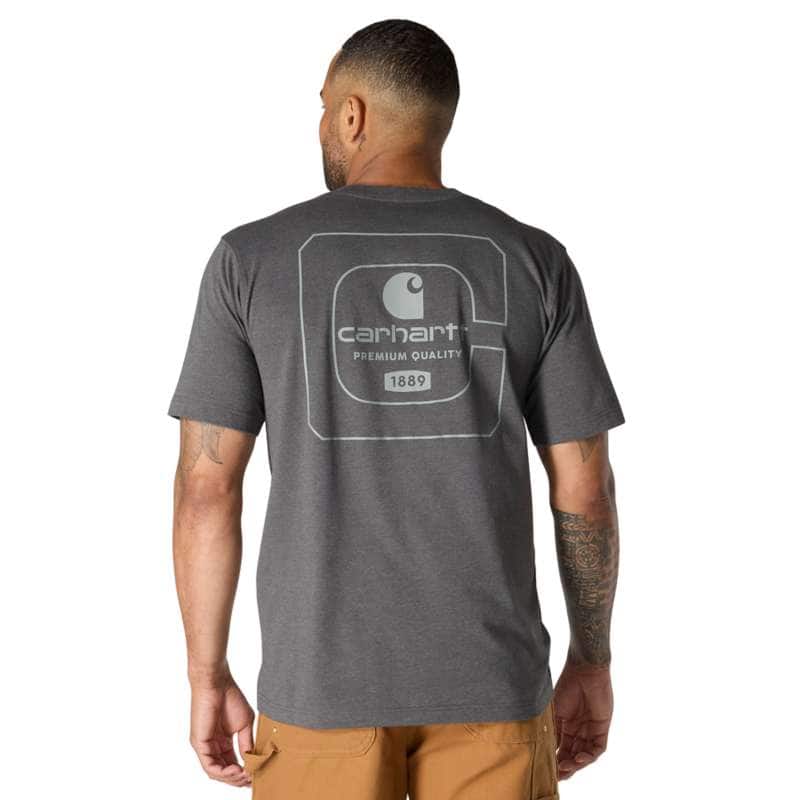 Loose Fit Heavyweight Short-Sleeve Logo Graphic T-Shirt