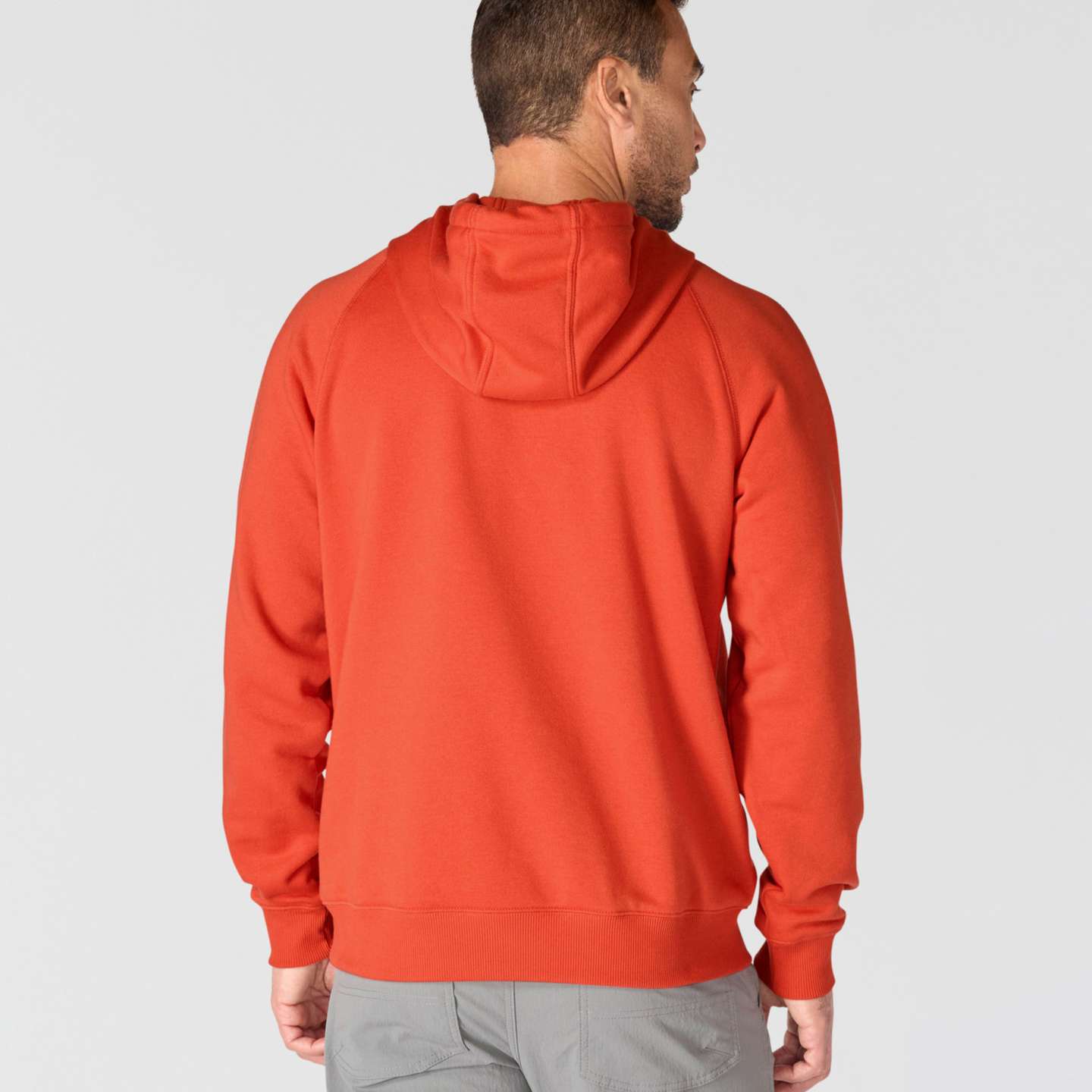 Мужская толстовка Carhartt Force Logo, цвет: Красный — фото 5