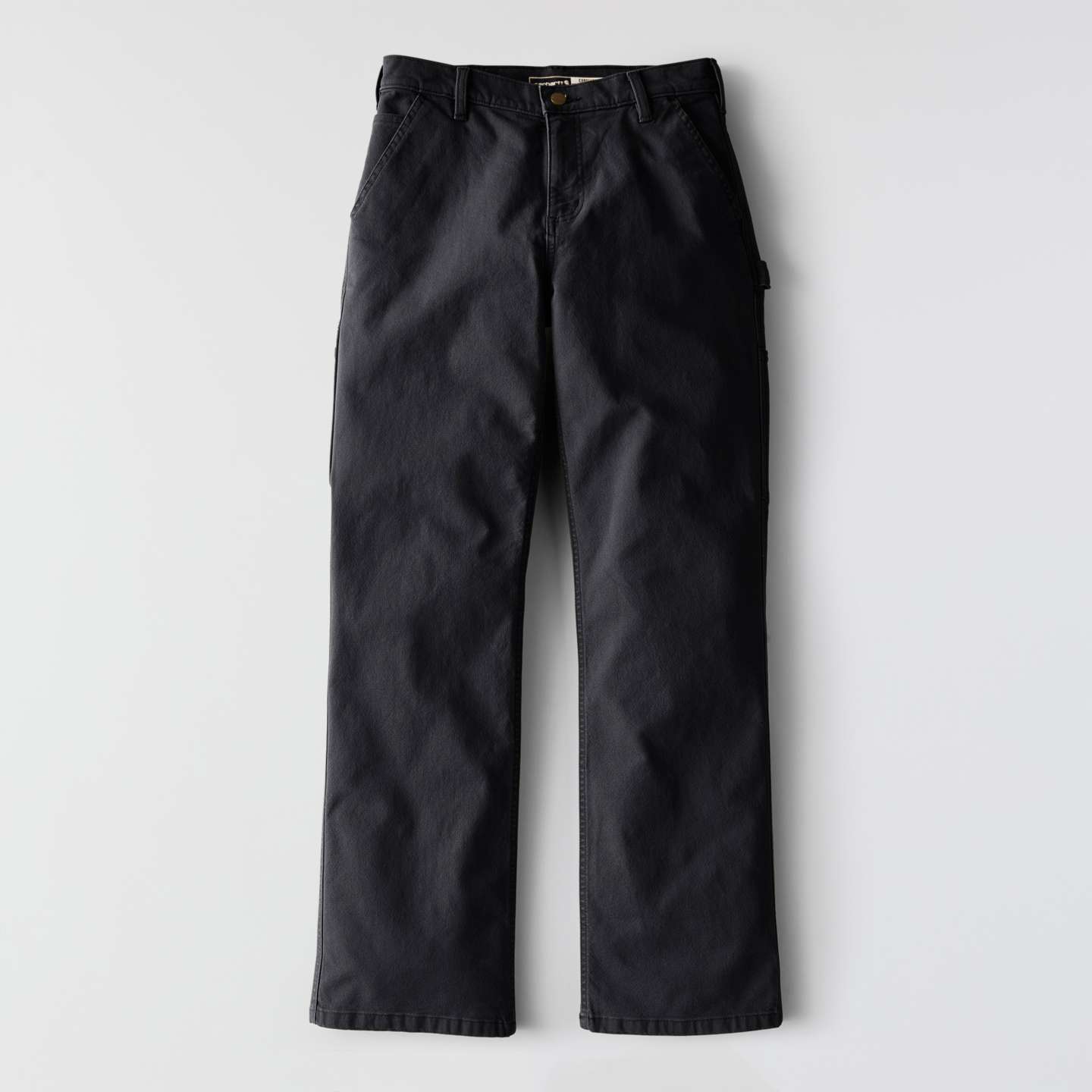Женские брюки Carhartt The Carpenter Canvas Pant, цвет: Чёрный — фото 8