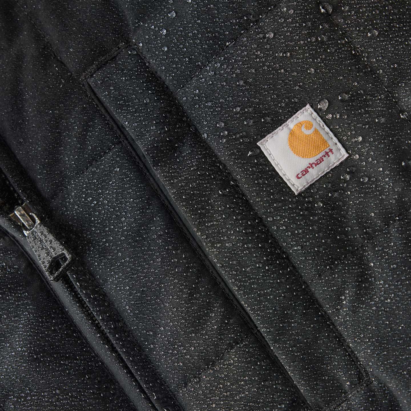 Женский жилет Carhartt Rockford Mock Neck Vest, цвет: Чёрный — фото 7