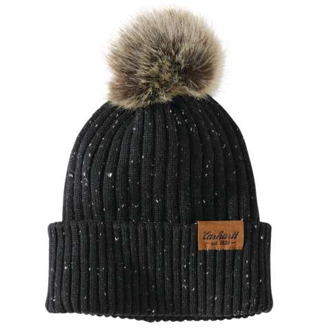 Женские шапки Carhartt Women's Wool Blend Pom-Pom Beanie