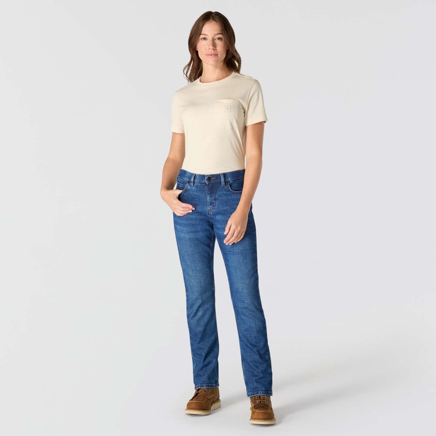 Женские джинсы Carhartt Essential Jean, цвет: Grotto — фото 4
