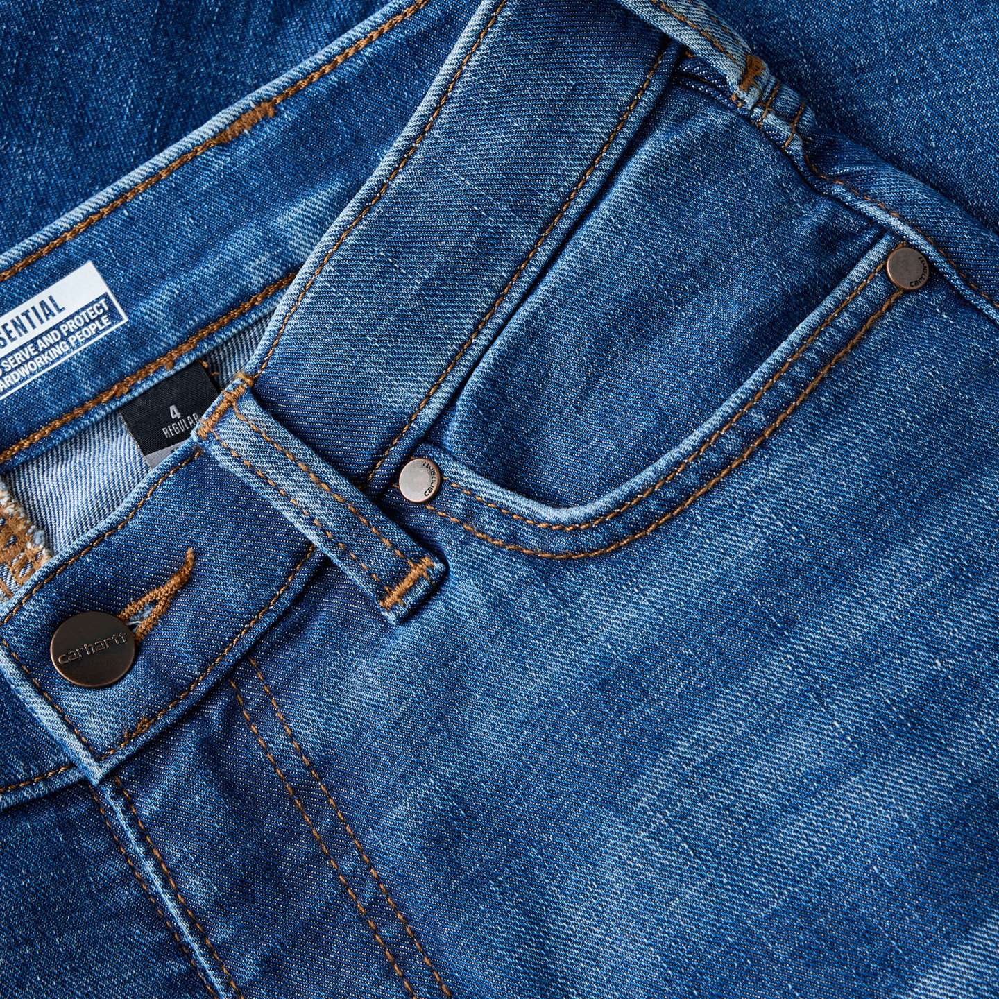 Женские джинсы Carhartt Essential Jean, цвет: Grotto — фото 7