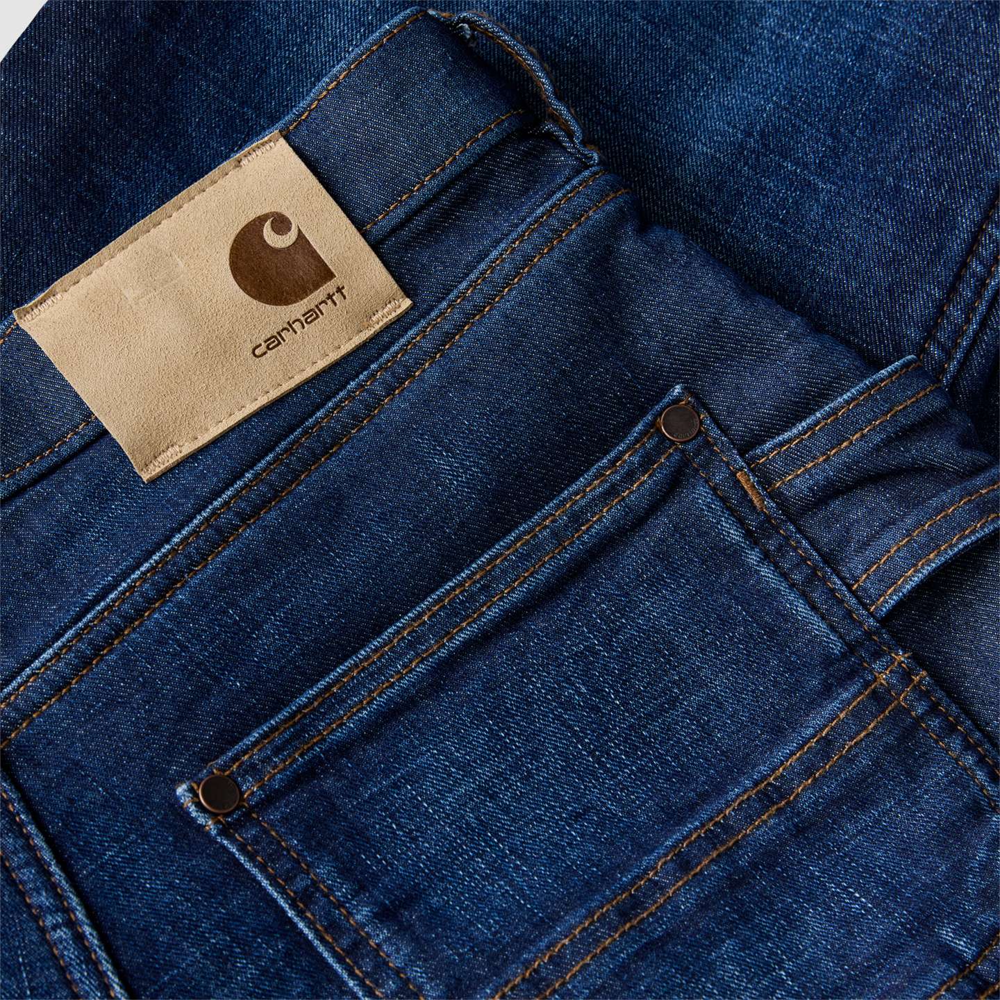 Женские джинсы Carhartt Carpenter Lined Jean, цвет: Downpour — фото 6