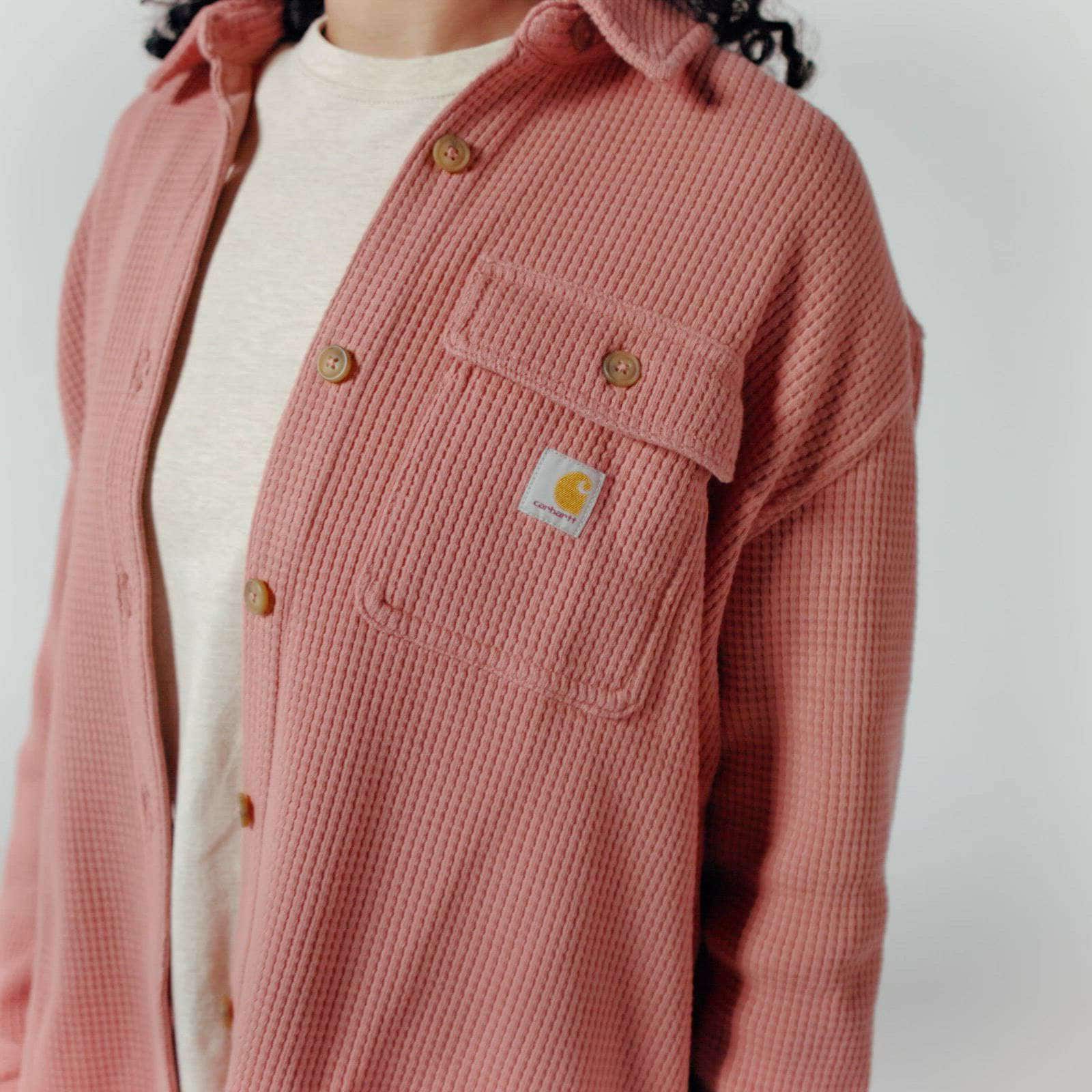 Additional thumbnail 2 of Women's Oversized-Fit Heavyweight Waffle Knit Shirt