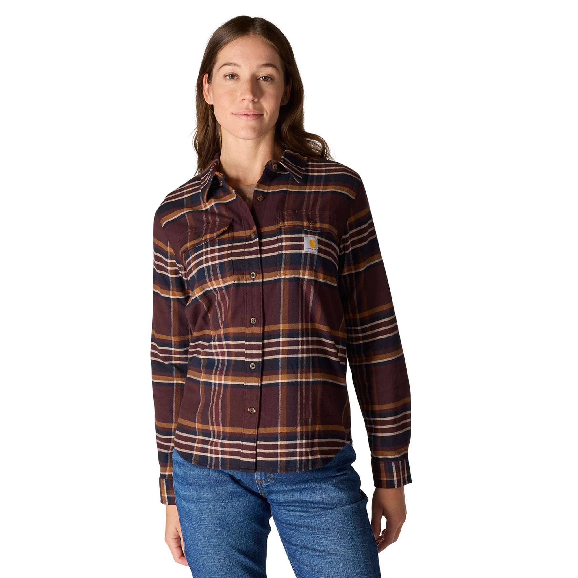 Additional thumbnail 1 of Women's TENCEL™ Fiber Series Relaxed Fit Plaid Shirt