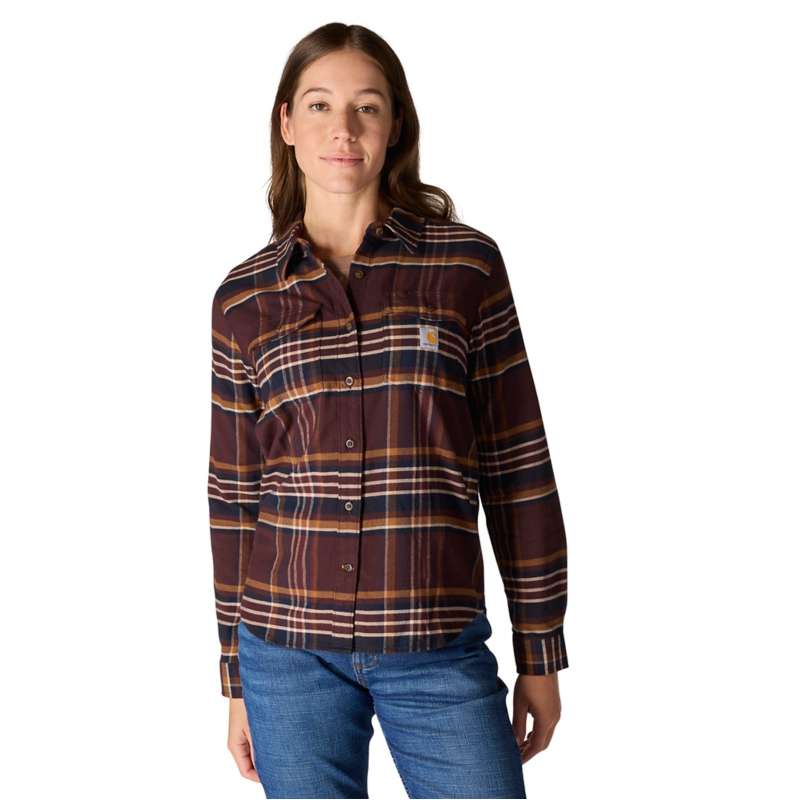 Carhartt  Blackberry Women's TENCEL™ Fiber Series Relaxed Fit Plaid Shirt