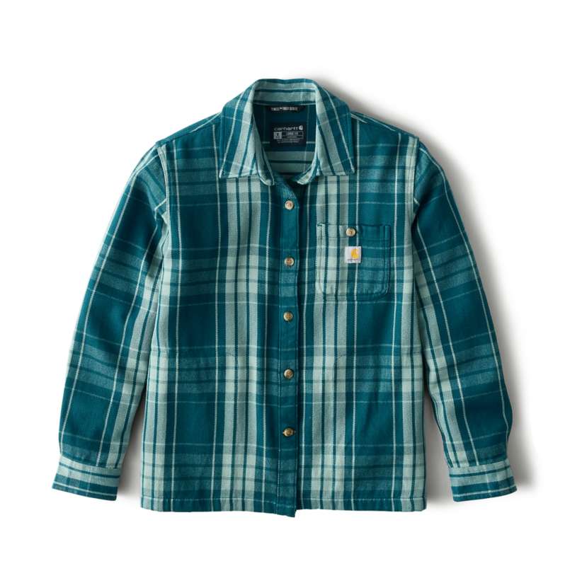 Carhartt  Greenstone Women's TENCEL™ Fiber Series Loose Fit Twill Plaid Shirt