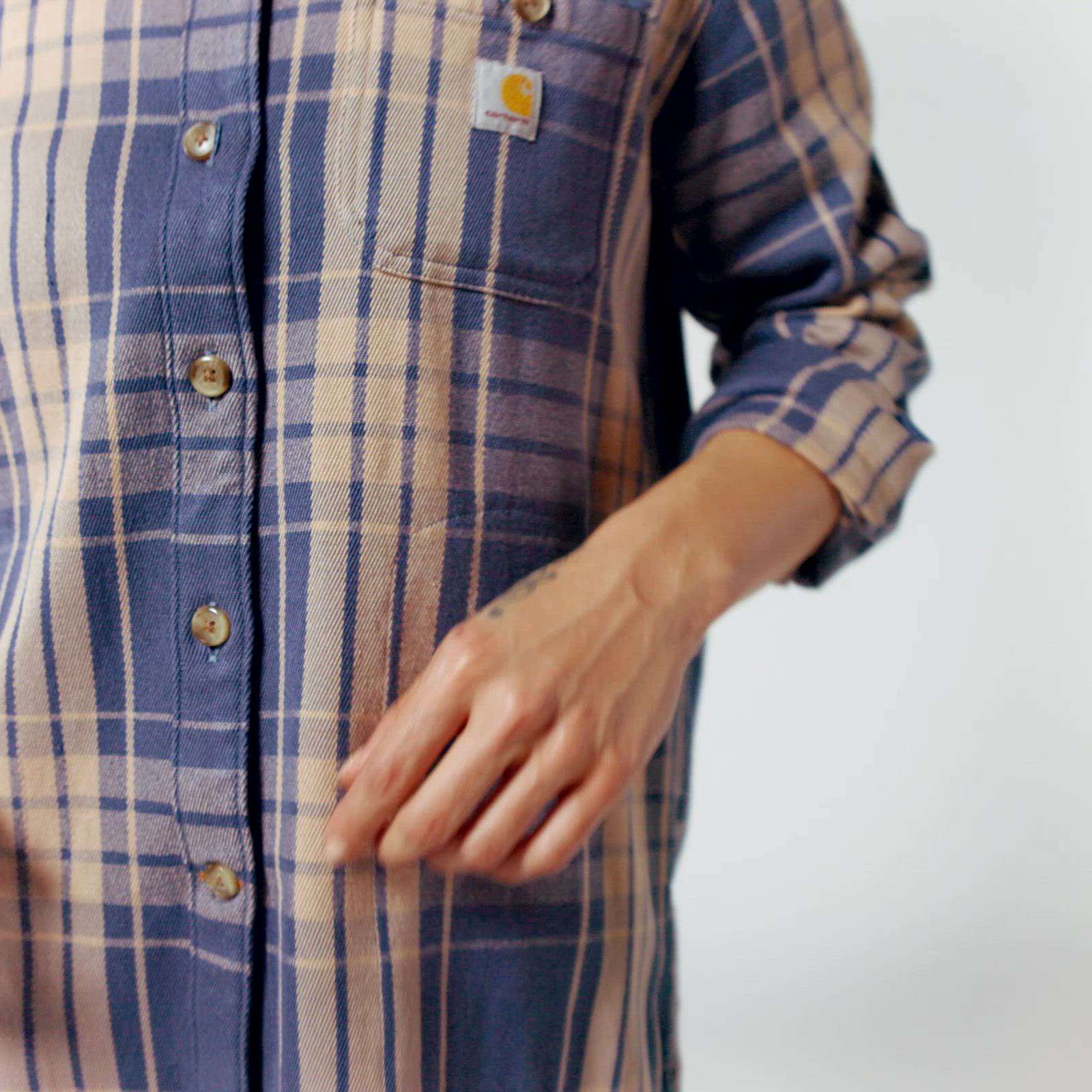 Additional thumbnail 2 of Women's TENCEL™ Fiber Series Loose Fit Twill Plaid Shirt