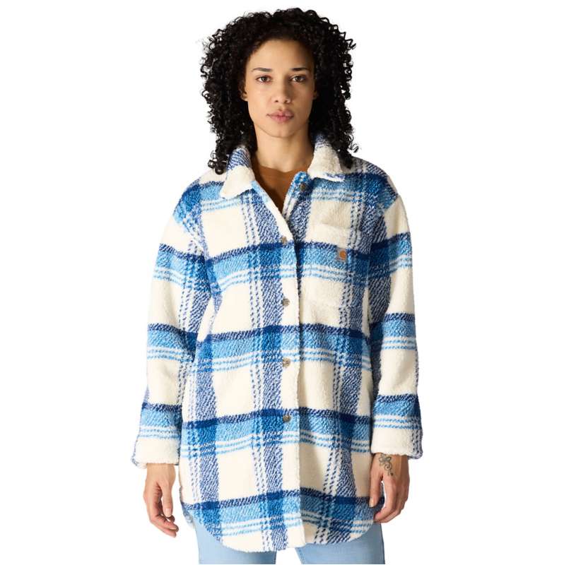 Carhartt  Horizon Blue Women's Loose Fit Fleece Coat