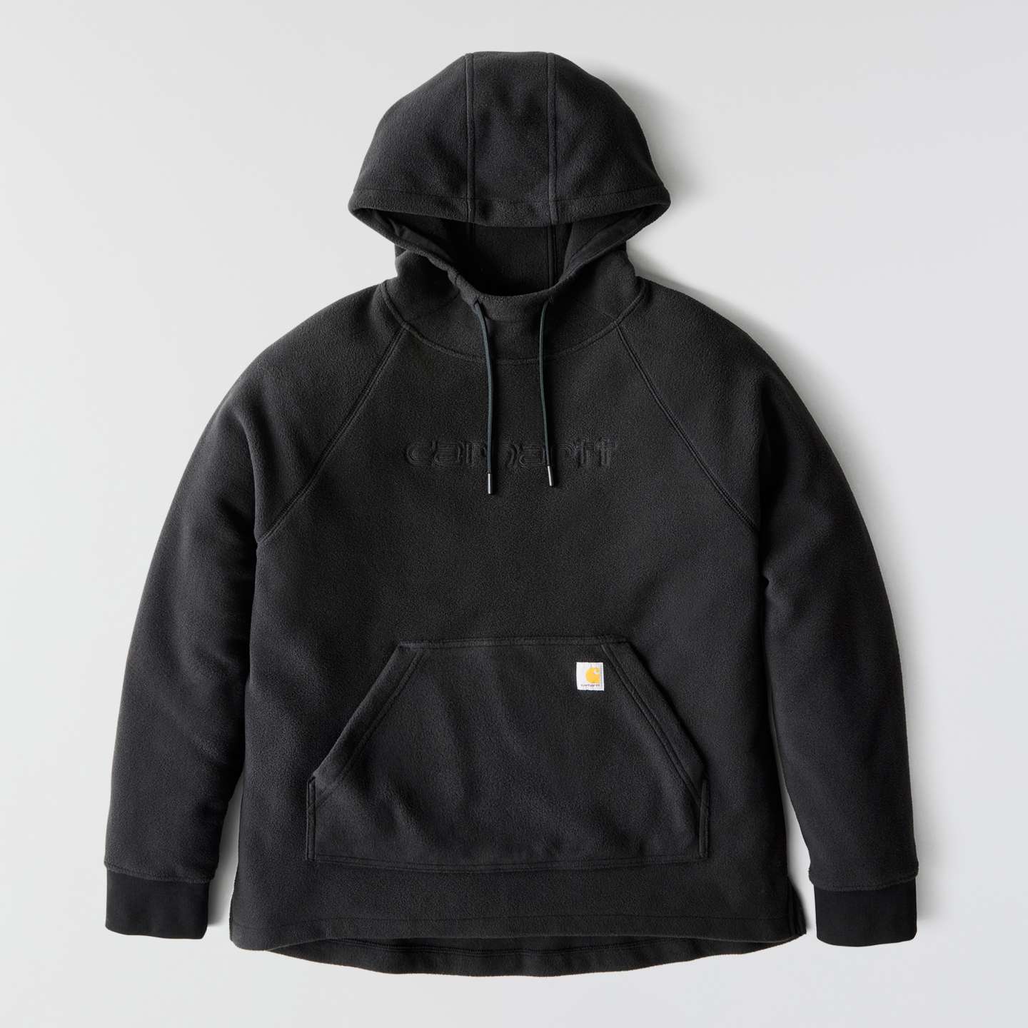Женское худи Carhartt Force® Oversized-Fit Fleece Hooded, цвет: Чёрный — фото 6