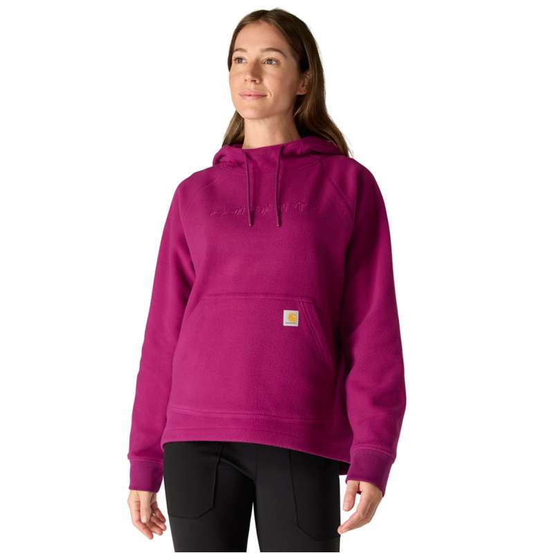 Carhartt  Gooseberry Women's Carhartt Force® Force Oversized-Fit Fleece Hooded Sweatshirt