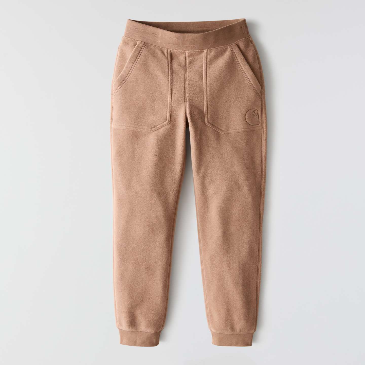 Женские брюки Carhartt Force® Relaxed Fit Fleece Graphic Sweatpant, цвет: Мягкий сепия — фото 7