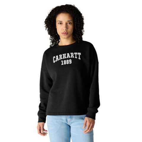 Женские худи Carhartt Women's Loose Fit Midweight Carhartt Graphic Sweatshirt