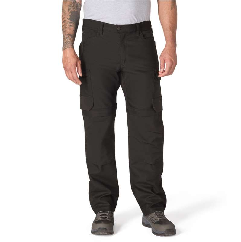 Carhartt  Black Relaxed Straight Steel Braddock Pant