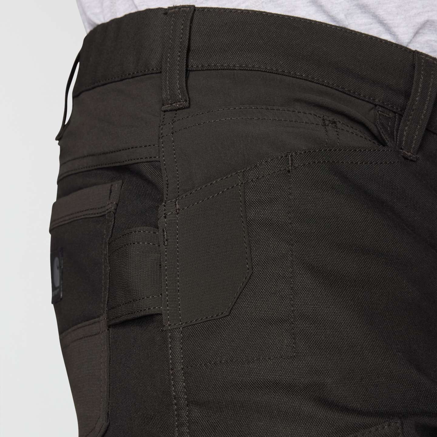 Мужские брюки Carhartt Relaxed Straight Steel Braddock, цвет: Чёрный — фото 3