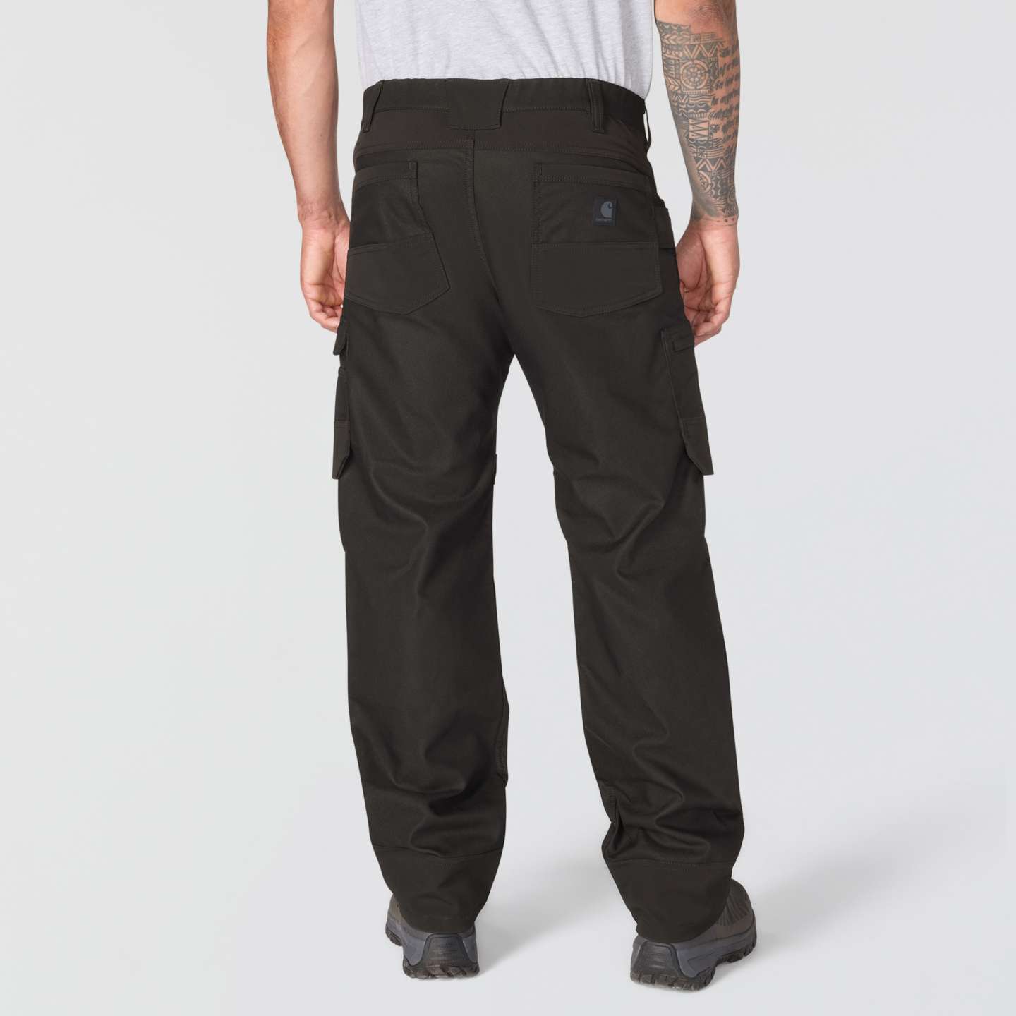 Мужские брюки Carhartt Relaxed Straight Steel Braddock, цвет: Чёрный — фото 2