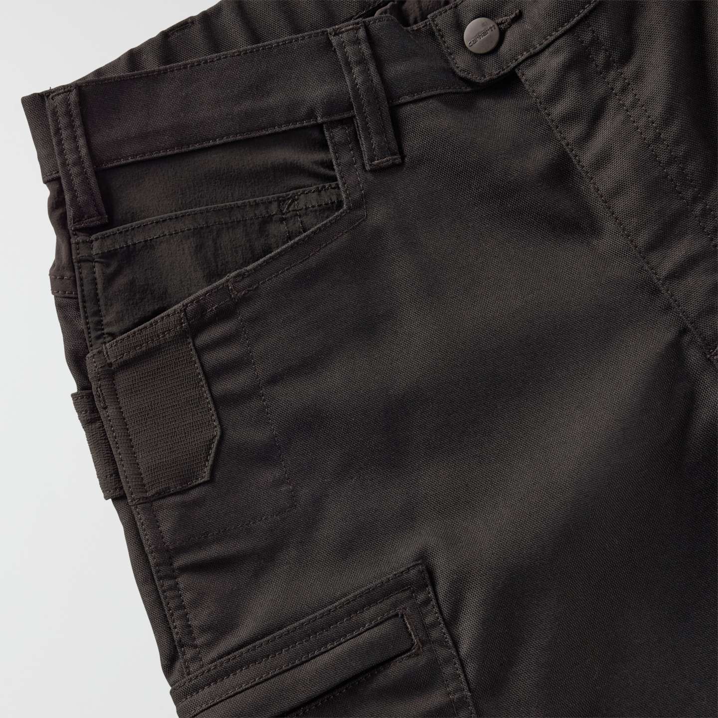Мужские брюки Carhartt Relaxed Straight Steel Braddock, цвет: Чёрный — фото 8