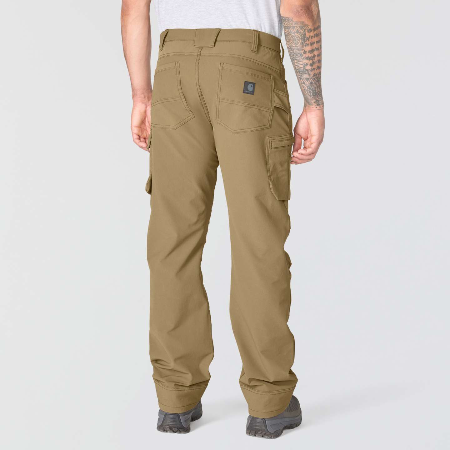 Мужские брюки Carhartt Relaxed Straight Steel Baltimore Pant, цвет: Field Fatigue — фото 2