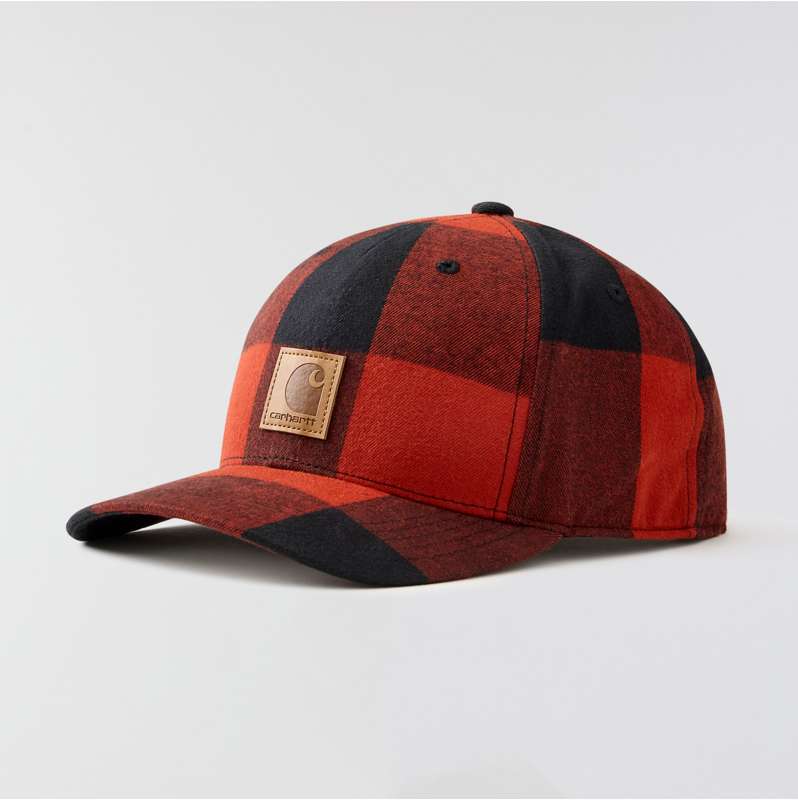 Carhartt  Spice Red Flannel Cap