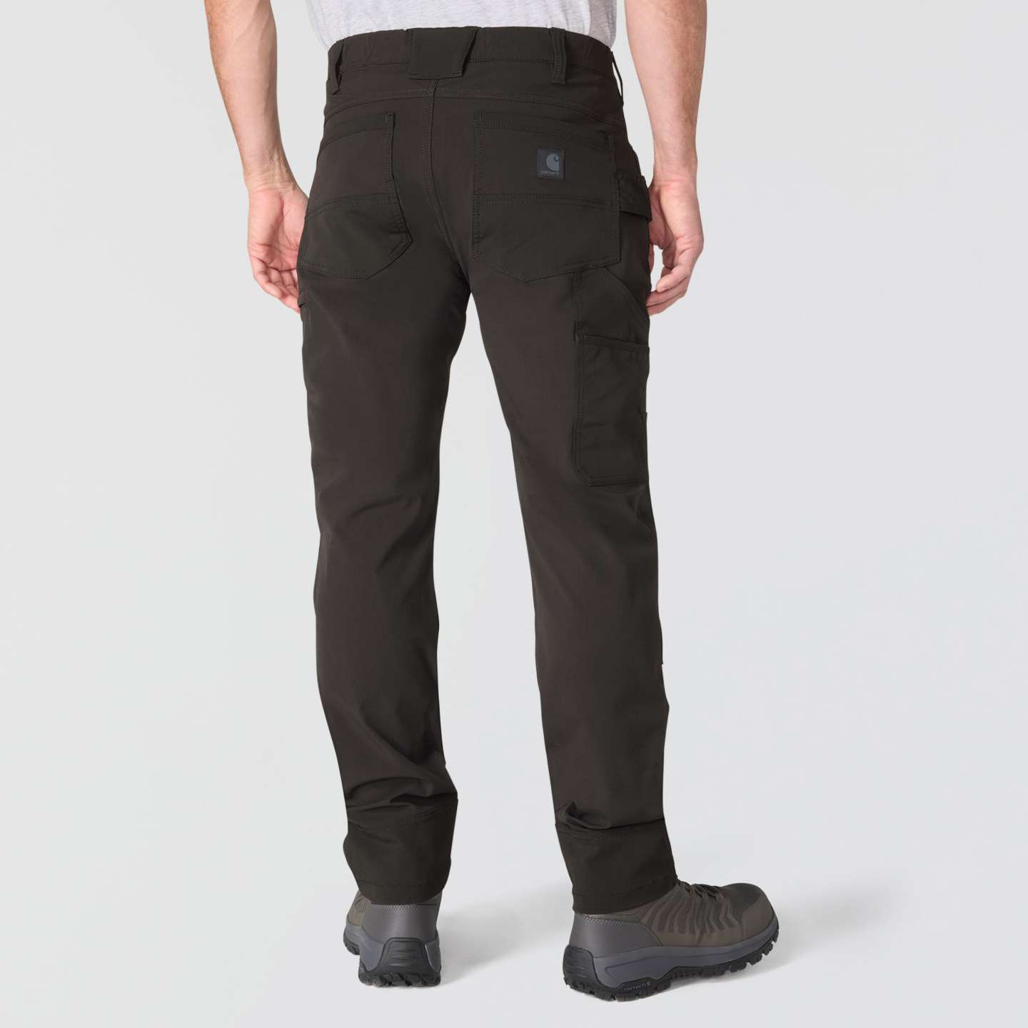 Мужские брюки Carhartt Relaxed Tapered Steel Buffalo Pant, цвет: Чёрный — фото 2