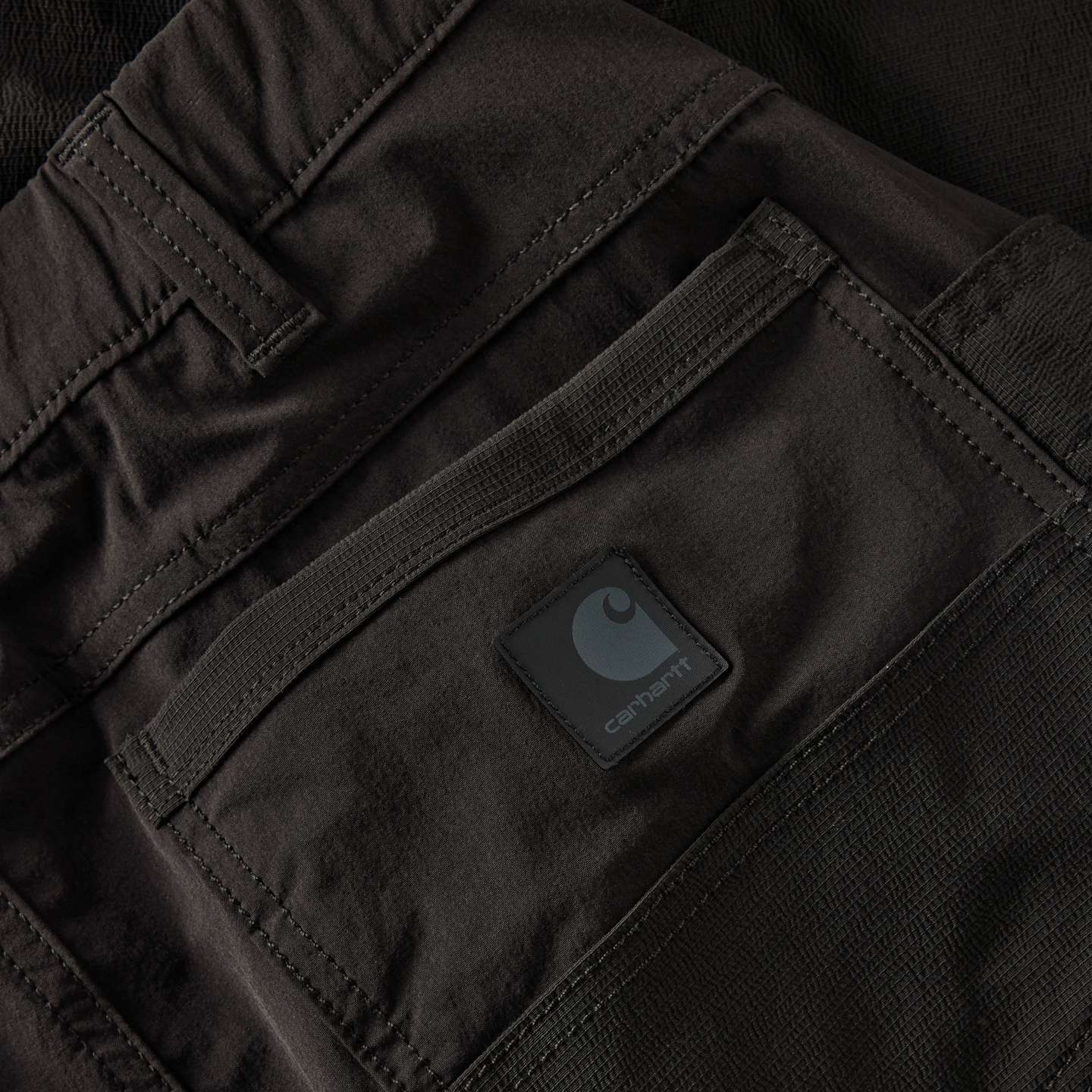 Мужские брюки Carhartt Relaxed Tapered Steel Buffalo Pant, цвет: Чёрный — фото 9