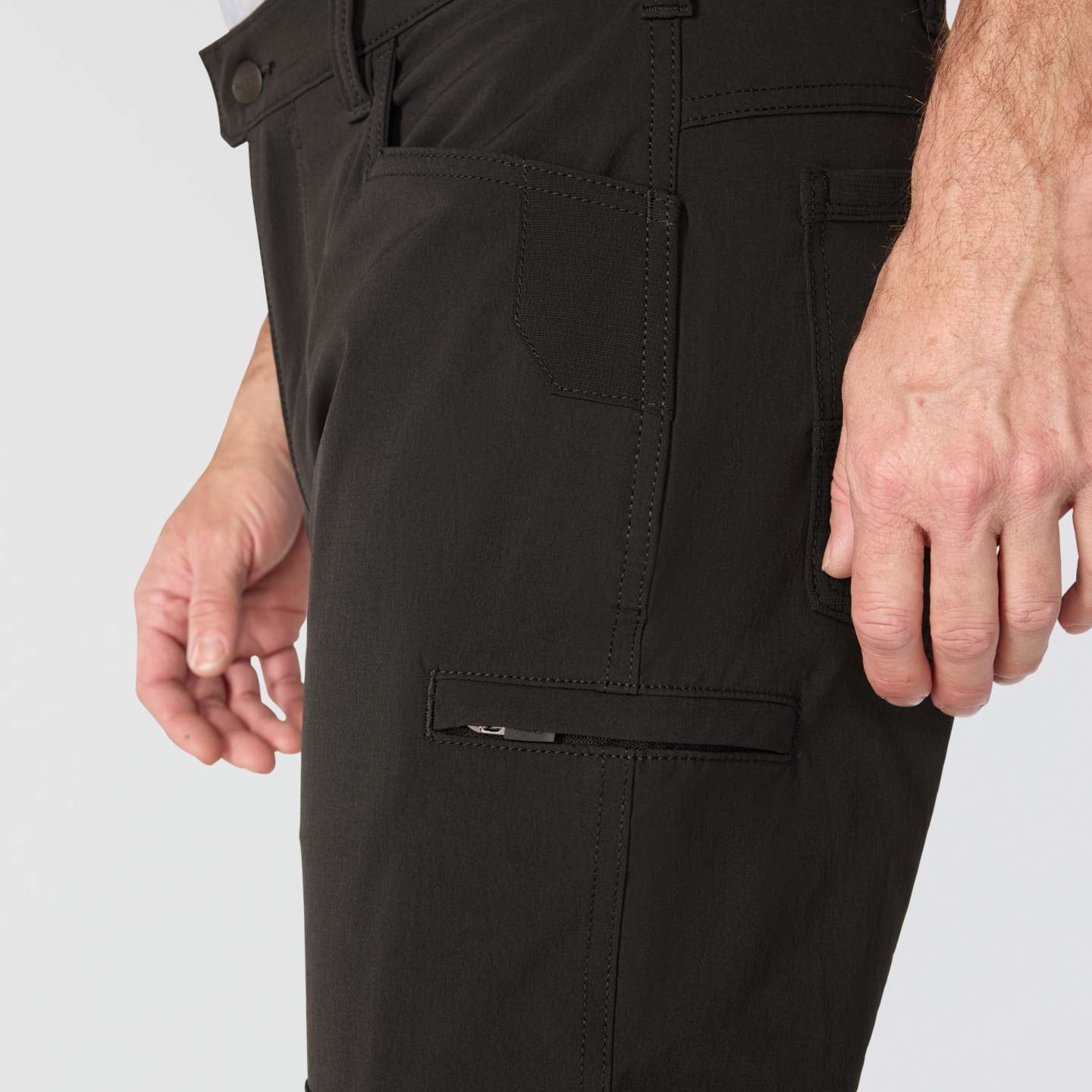 Мужские брюки Carhartt Relaxed Tapered Steel Buffalo Pant, цвет: Чёрный — фото 6