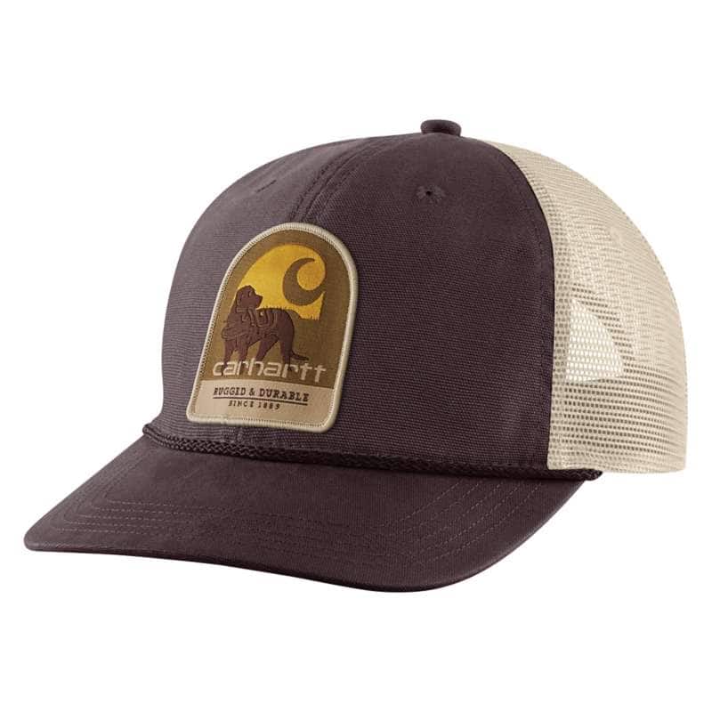 Rugged Flex® Fitted Canvas Mesh-Back Logo Graphic Cap