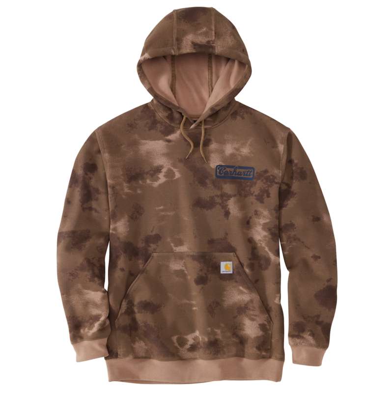 Carhartt  Soft Sepia Cloud Camo Loose Fit Midweight Watercolor Camo Graphic Sweatshirt