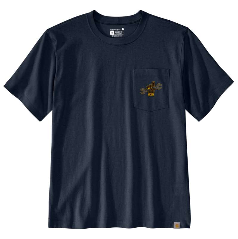 Carhartt  Navy Father's Day Short Sleeve Graphic T-Shirt