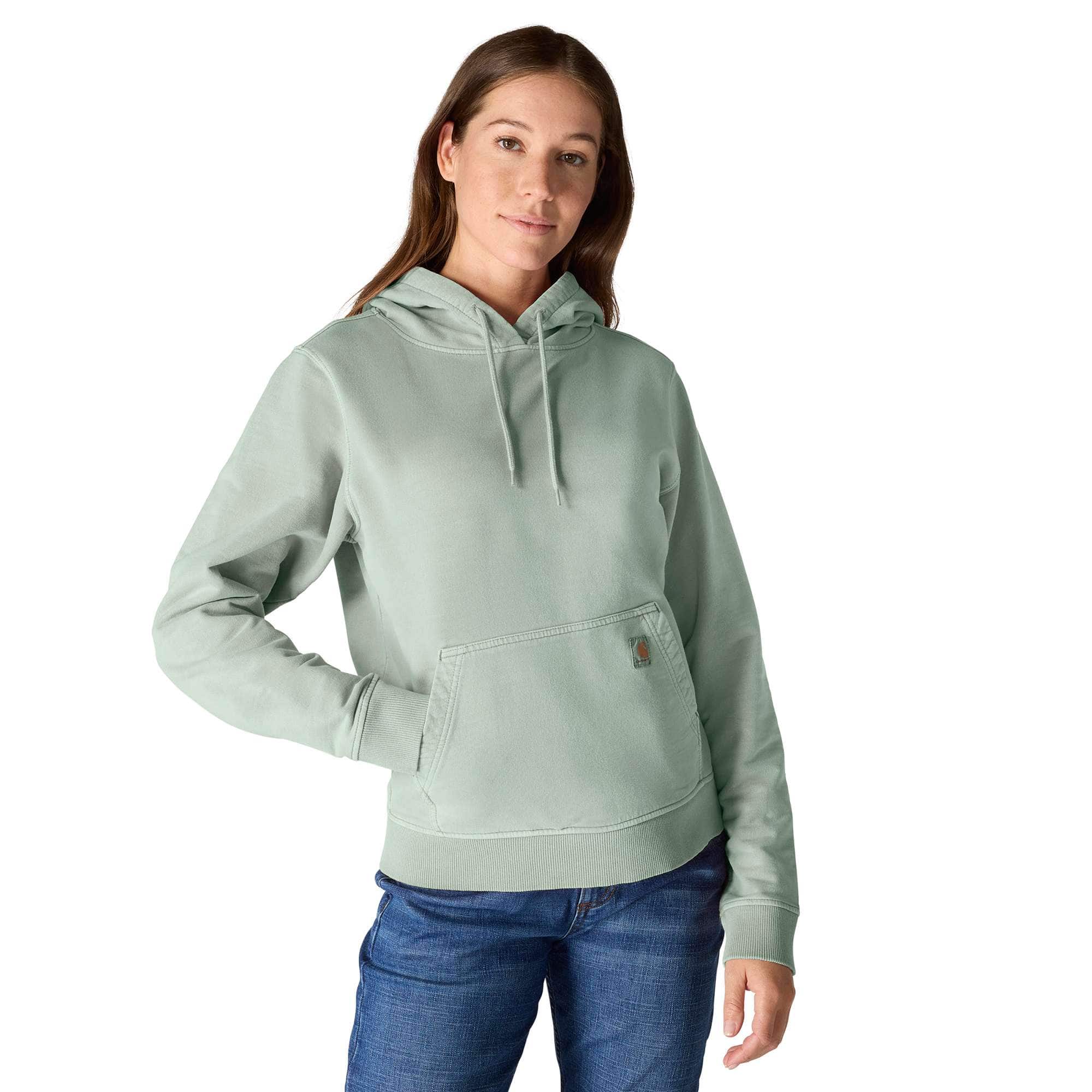 Carhartt Women's Relaxed Fit Midweight Garment Dye French Terry Hooded Sweatshirt