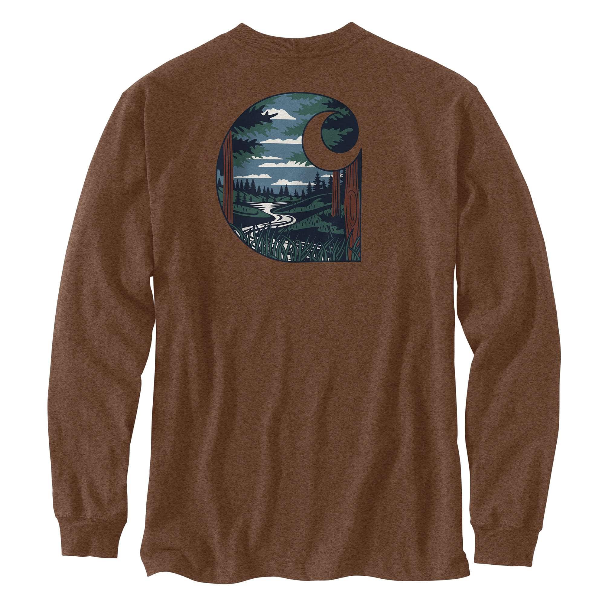 Carhartt Relaxed Fit Heavyweight Long-Sleeve Outdoor Graphic T-Shirt