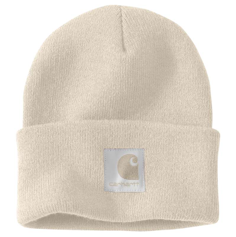 Carhartt  Oat Milk Women's Knit Satin-Lined Beanie