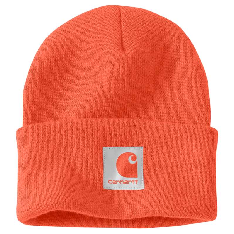 Carhartt  Power Orange Lined Cuffed Beanie