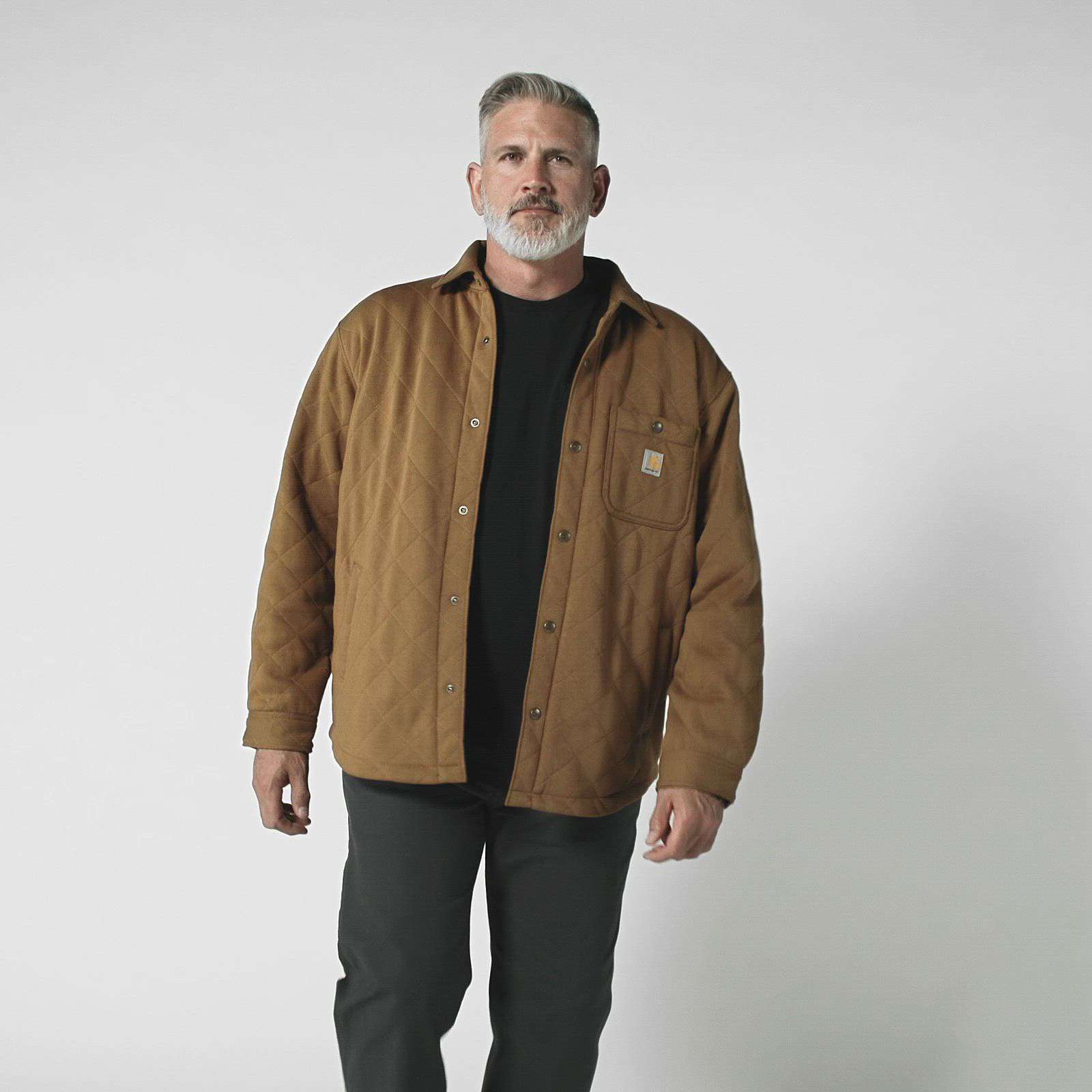 Additional thumbnail 2 of Rain Defender® Loose Fit Heavyweight Quilted Snap Front Shirt Jac