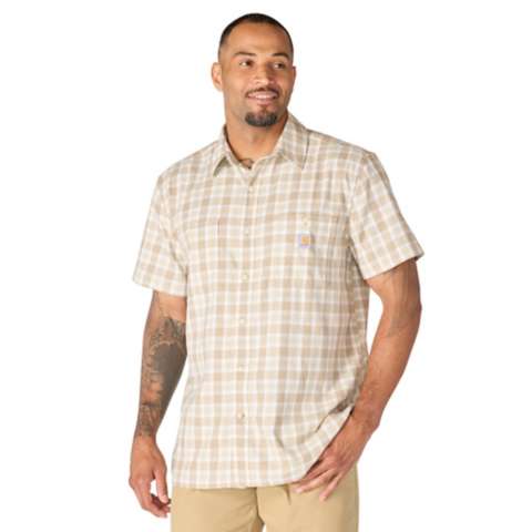Мужские рубашки Carhartt Bozeman Relaxed SS Plaid Shirt
