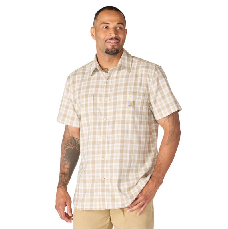 Carhartt  Cobblestone Bozeman Relaxed SS Plaid Shirt