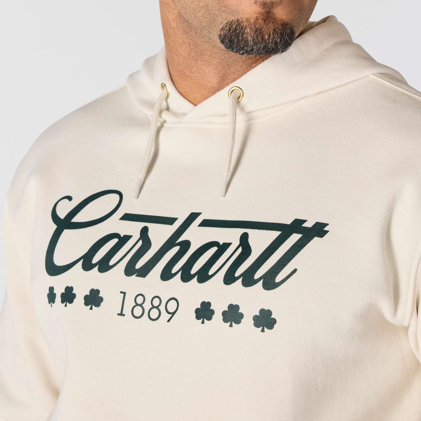 Мужской свитшот Carhartt Marquette Shamrock, цвет: Malt — фото 7